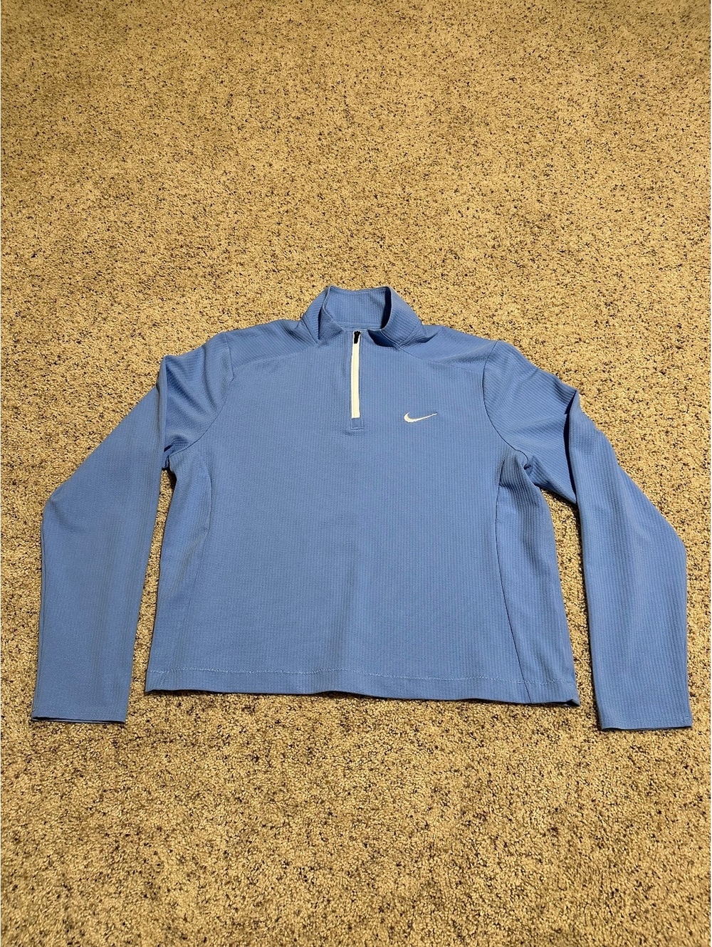 Nike Dri-FIT Light Blue Half-Zip Pullover Sweatshirt XL